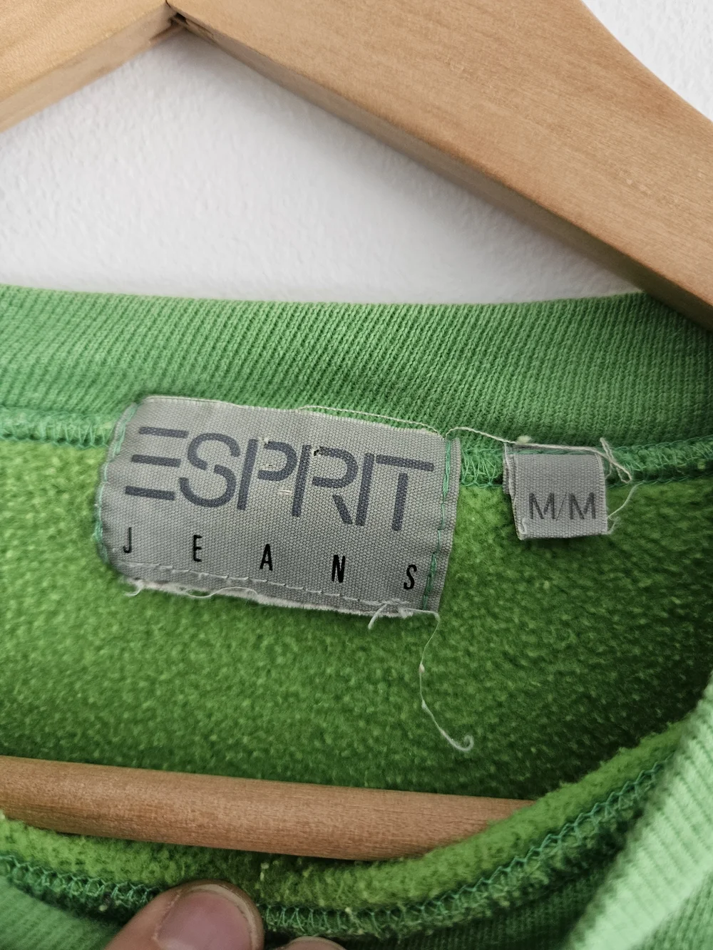 Vintage Esprit Jeans Crewneck Sweatshirt Medium Oversized 90s - Picture 3 of 4